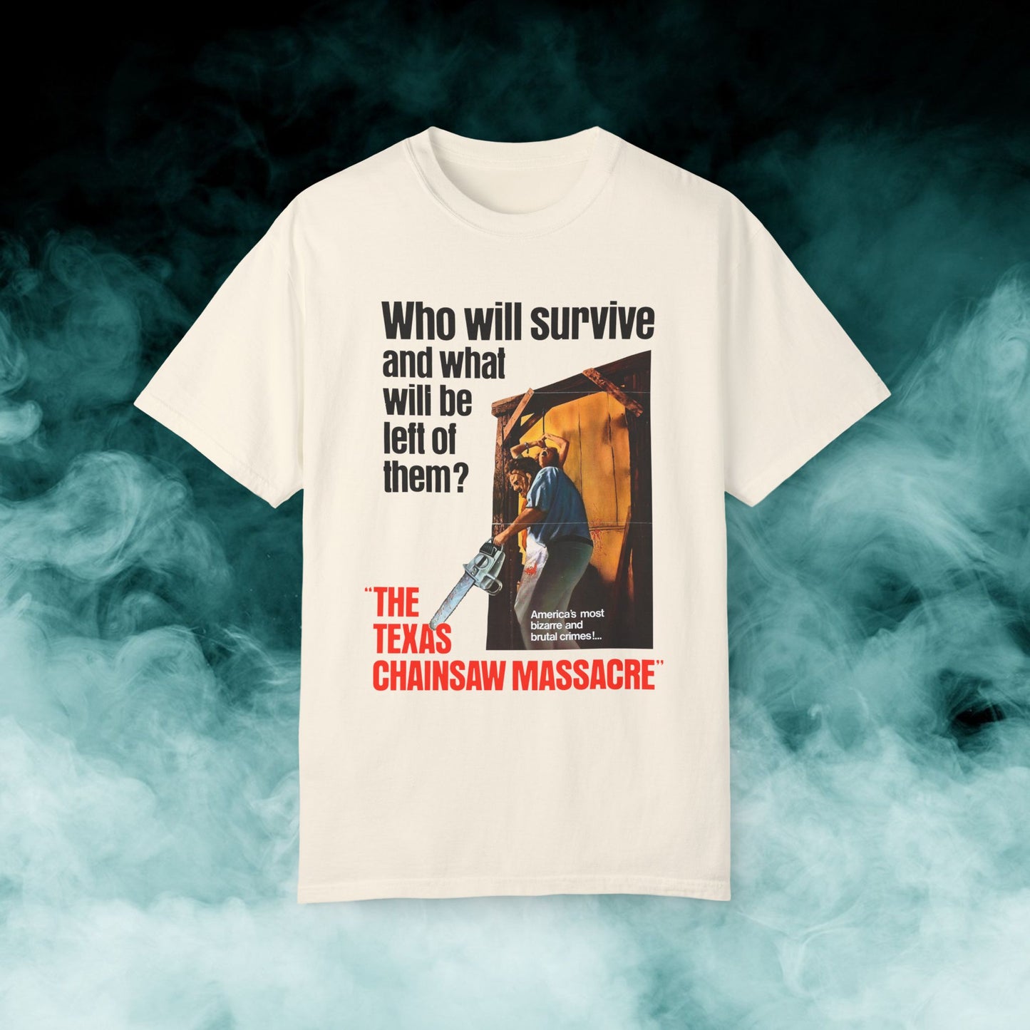 The Texas Chainsaw Massacre Horror Movie T-shirt (Merch)