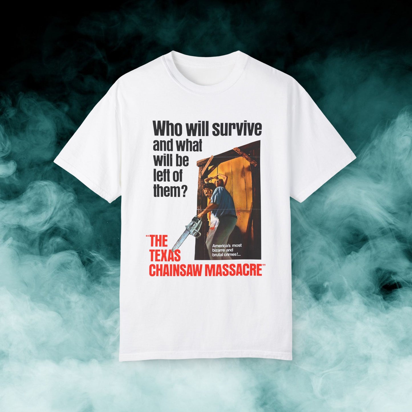 The Texas Chainsaw Massacre Horror Movie T-shirt (Merch)