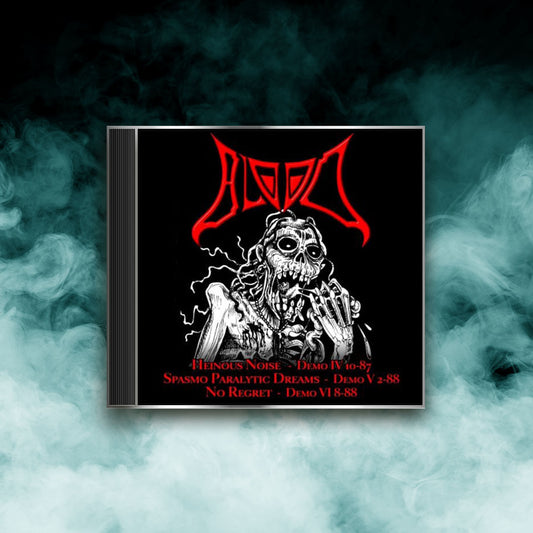Blood - Heinous Noise - Demo IV 10-87 / Spasmo Paralytic Dreams - Demo V 2-88 / No Regret - Demo VI 8-88 (CD)