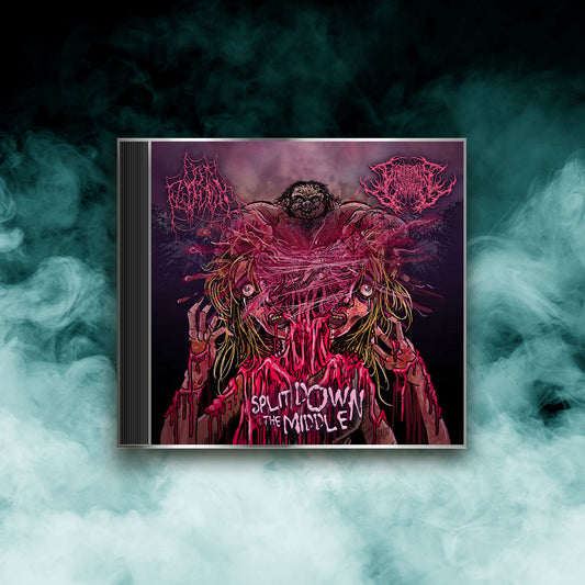 Open Flesh Wound / Gangrenous Flesh Consumption - Split Down the Middle (CD)