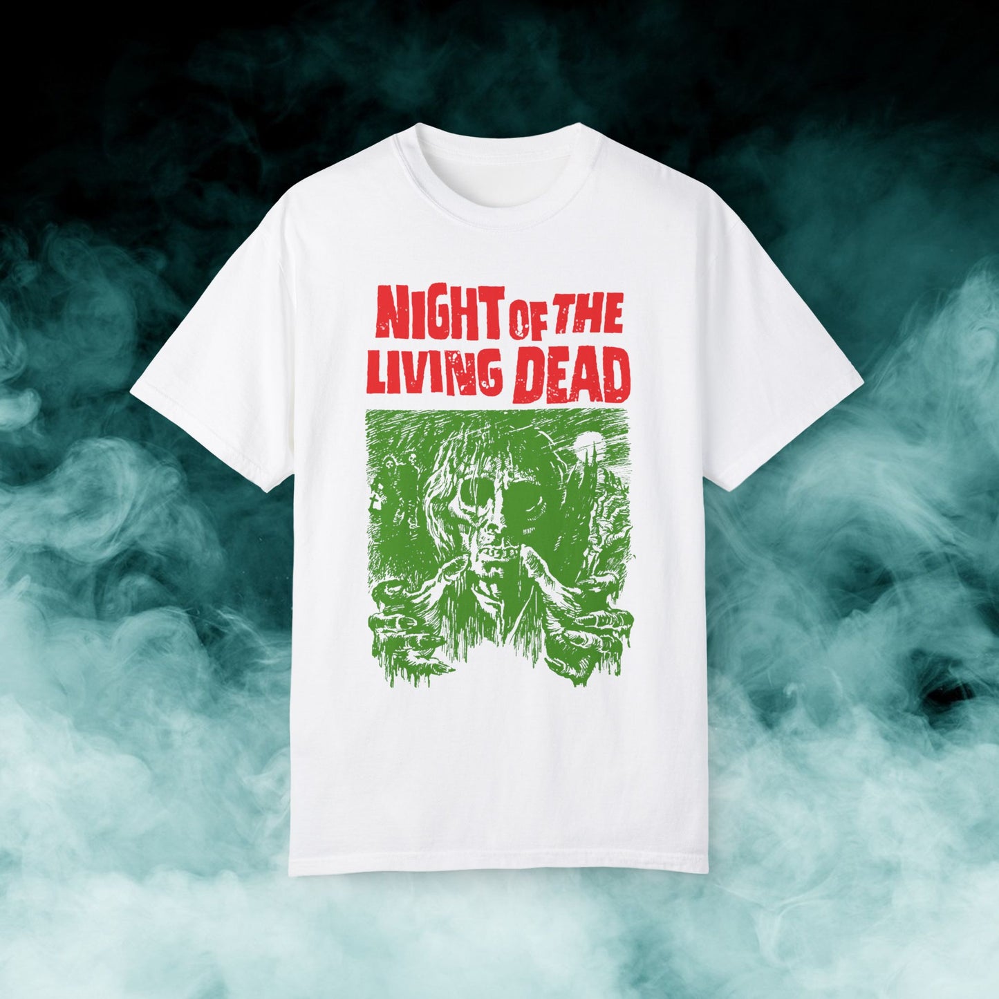 Night of the Living Dead "They won't stay dead!" Horror Movie T-shirt (Merch)