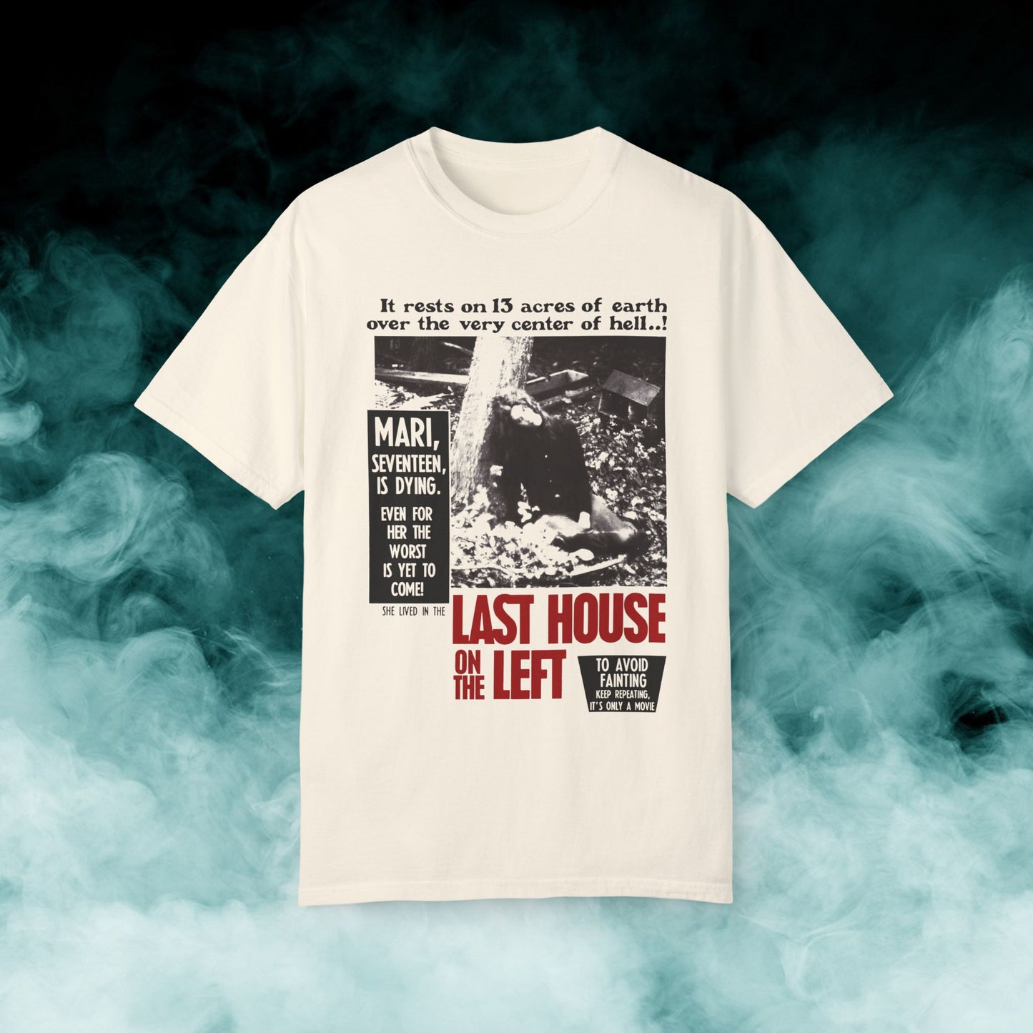 Last House on the Left White Horror Movie T-shirt (Merch)