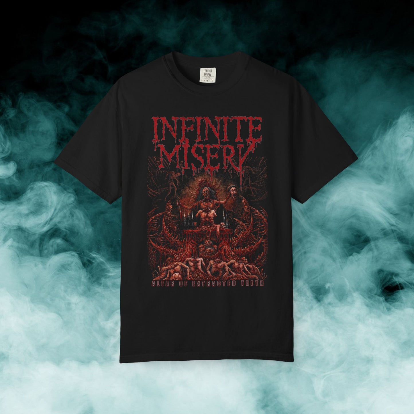 Infinite Misery "Altar of Extracted Teeth" T-shirt (Merch)