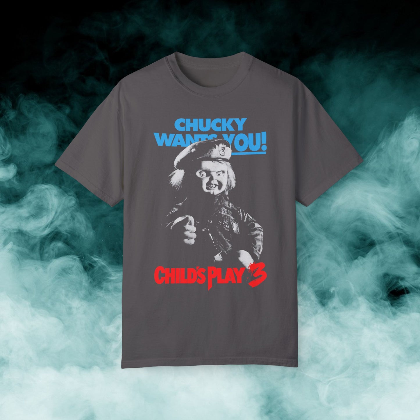 Child's Play 3 "Chucky Wants you!" Horror Movie T-shirt (Merch)
