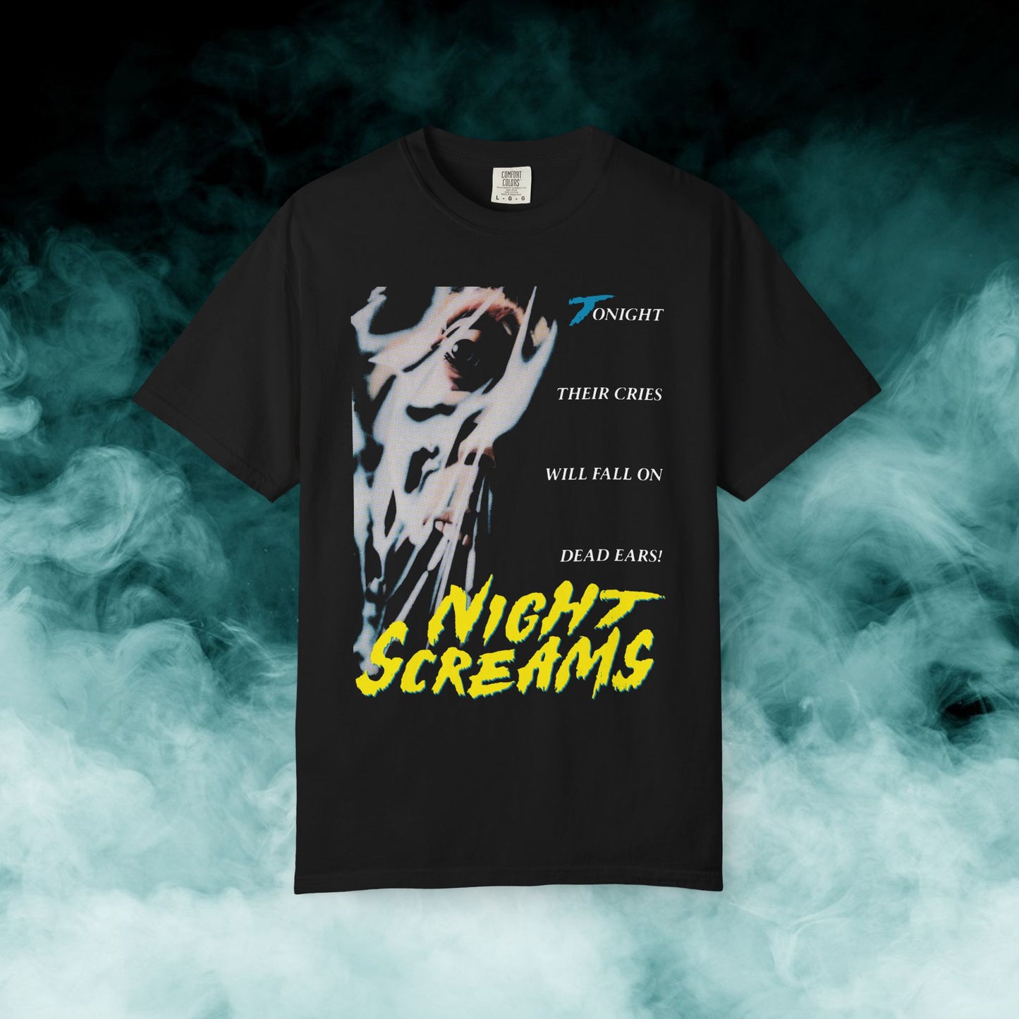 Night Screams Horror Movie T-shirt (Merch)