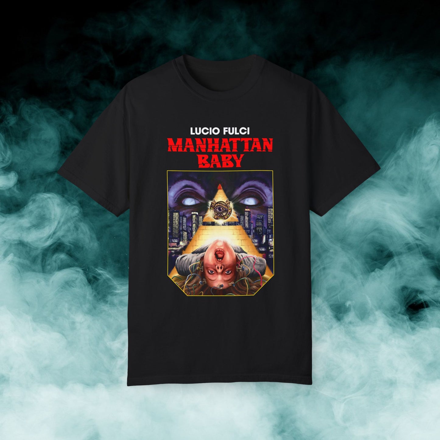 Manhattan Baby Lucio Fulci 3 Horror Movie T-shirt (Merch)