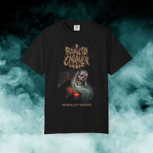 Rancid Cadaver "Mortality Denied" T-shirt (Merch)