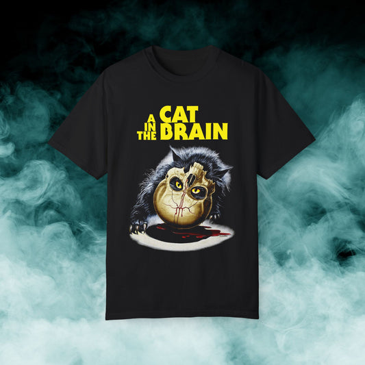 A Cat in the Brain Horror Movie T-shirt (Merch)
