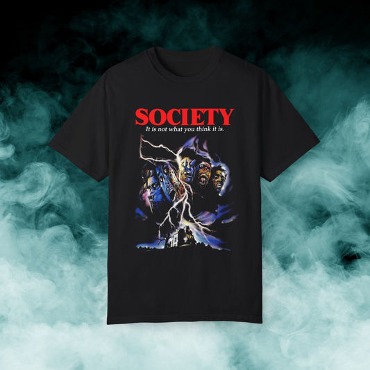 Society Horror Movie T-shirt (Merch)