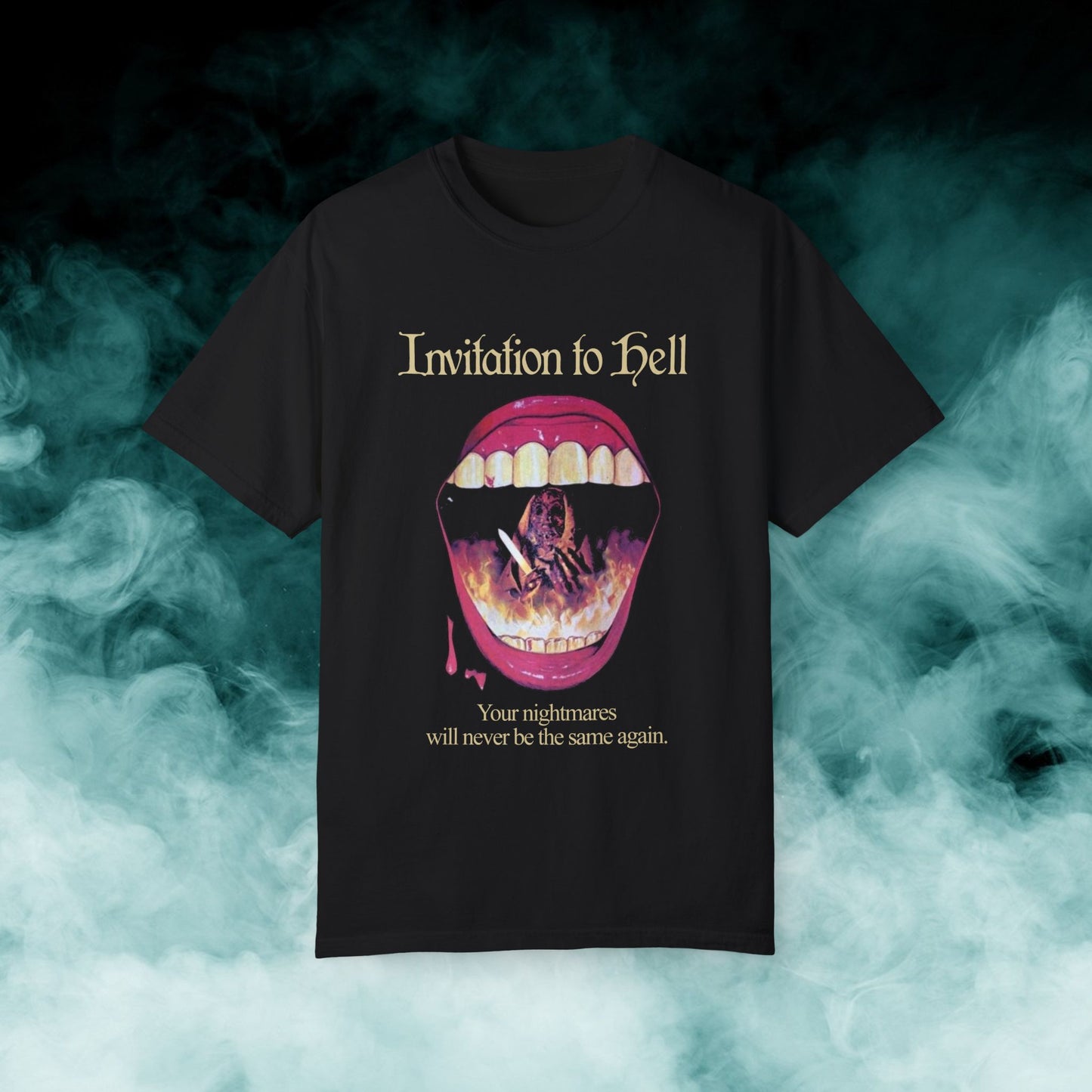 Invitation to Hell Horror Movie T-shirt (Merch)