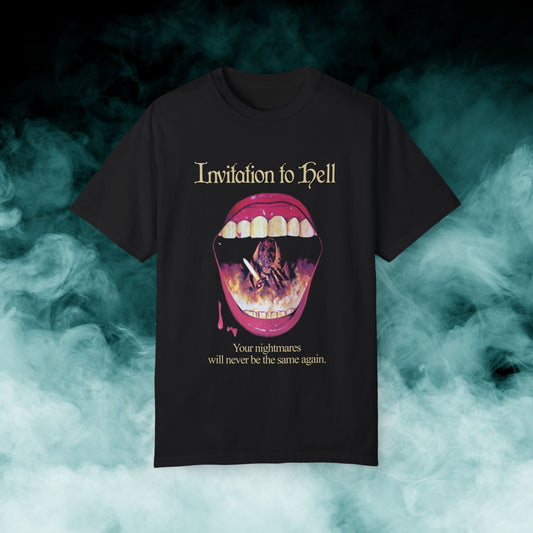 Invitation to Hell Horror Movie T-shirt (Merch)