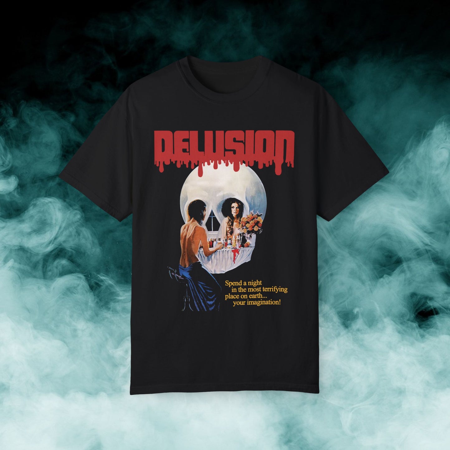 Delusion V2 Horror Movie T-shirt (Merch)
