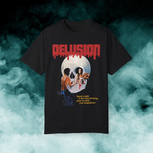 Delusion V2 Horror Movie T-shirt (Merch)