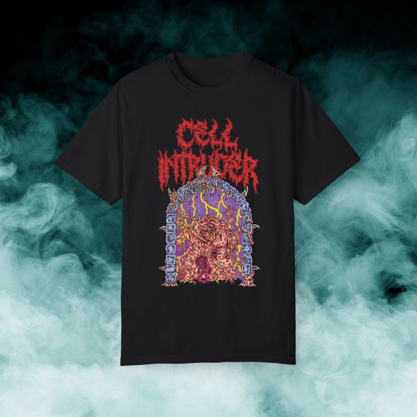 Cell Intruder "Den of Deformity" T-shirt (Merch)