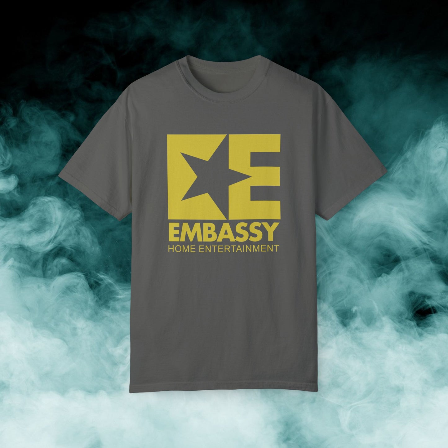 Embassy Home Entertainment Logo Horror Movie T-shirt (Merch)