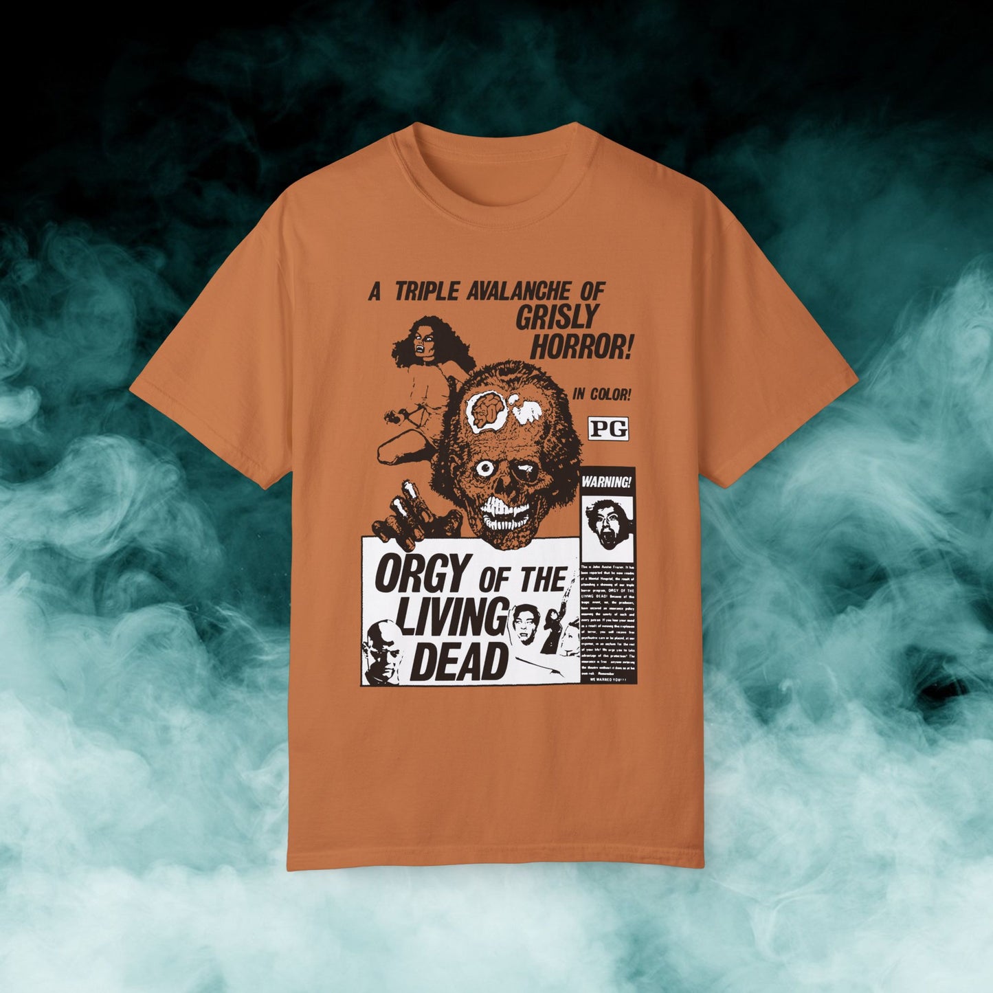 Orgy of the Living Dead Horror Movie T-shirt (Merch)