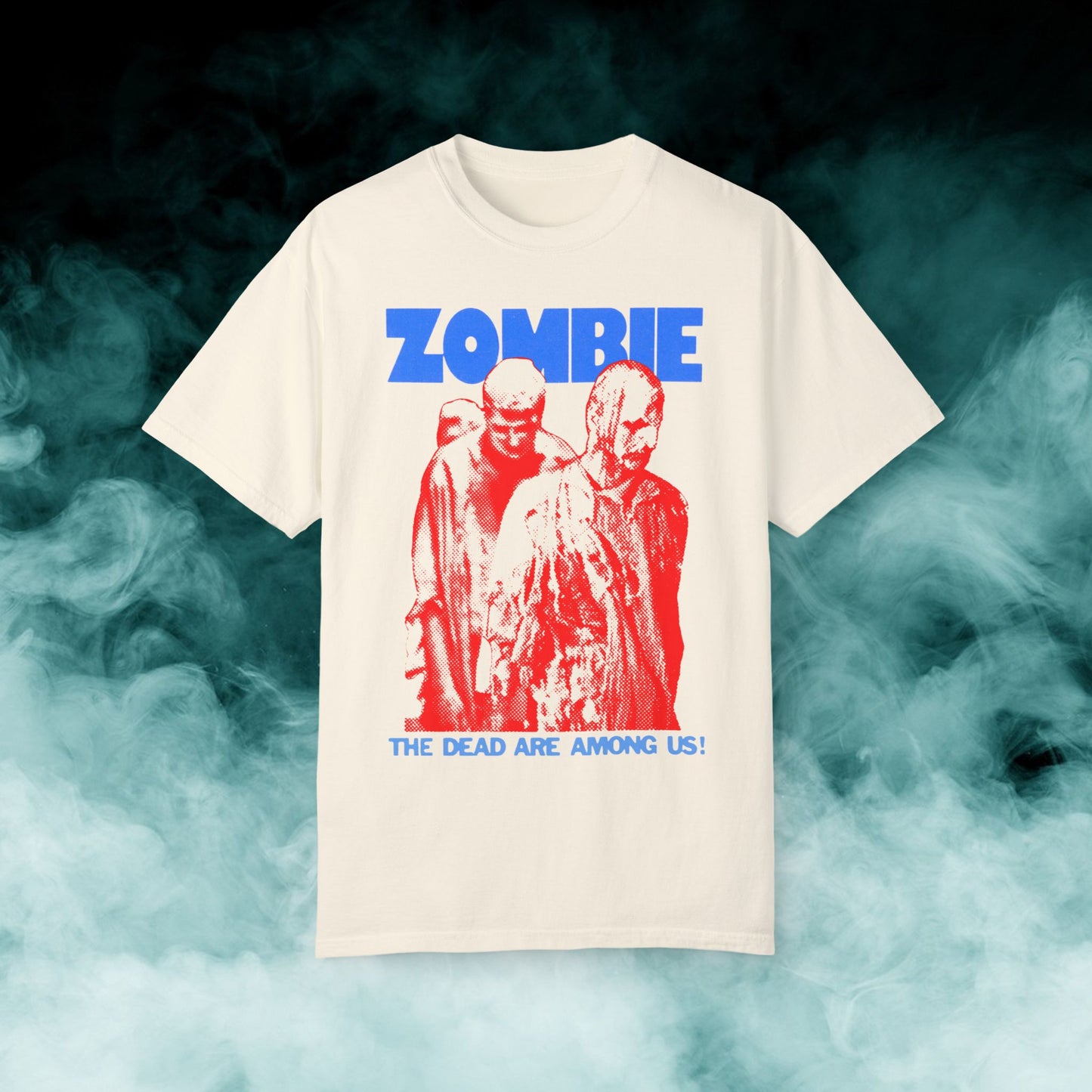 Zombie "The Dead Are Among Us!" V4 Horror Movie T-shirt (Merch)