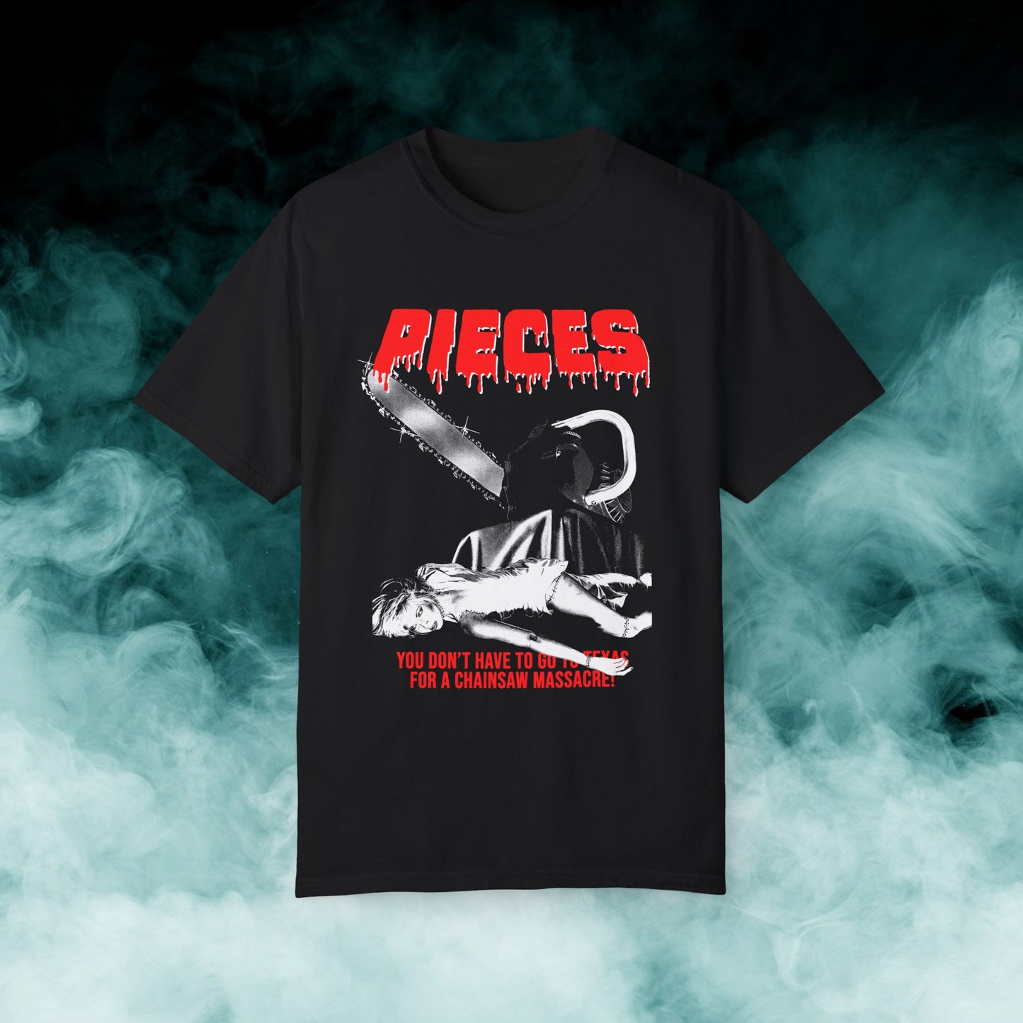 Pieces "Black & Red" Horror Movie T-shirt (Merch)