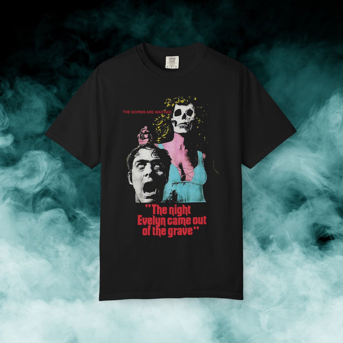 The Night Evelyn Came Out of the Grave Horror Movie T-shirt (Merch)