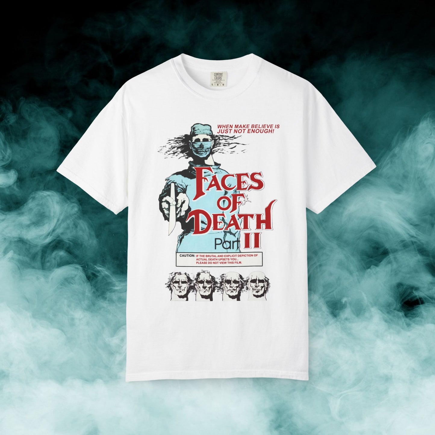 Faces of Death Part 2 Horror Movie T-shirt (Merch)