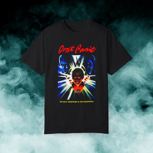 Don't Panic Horror Movie T-shirt