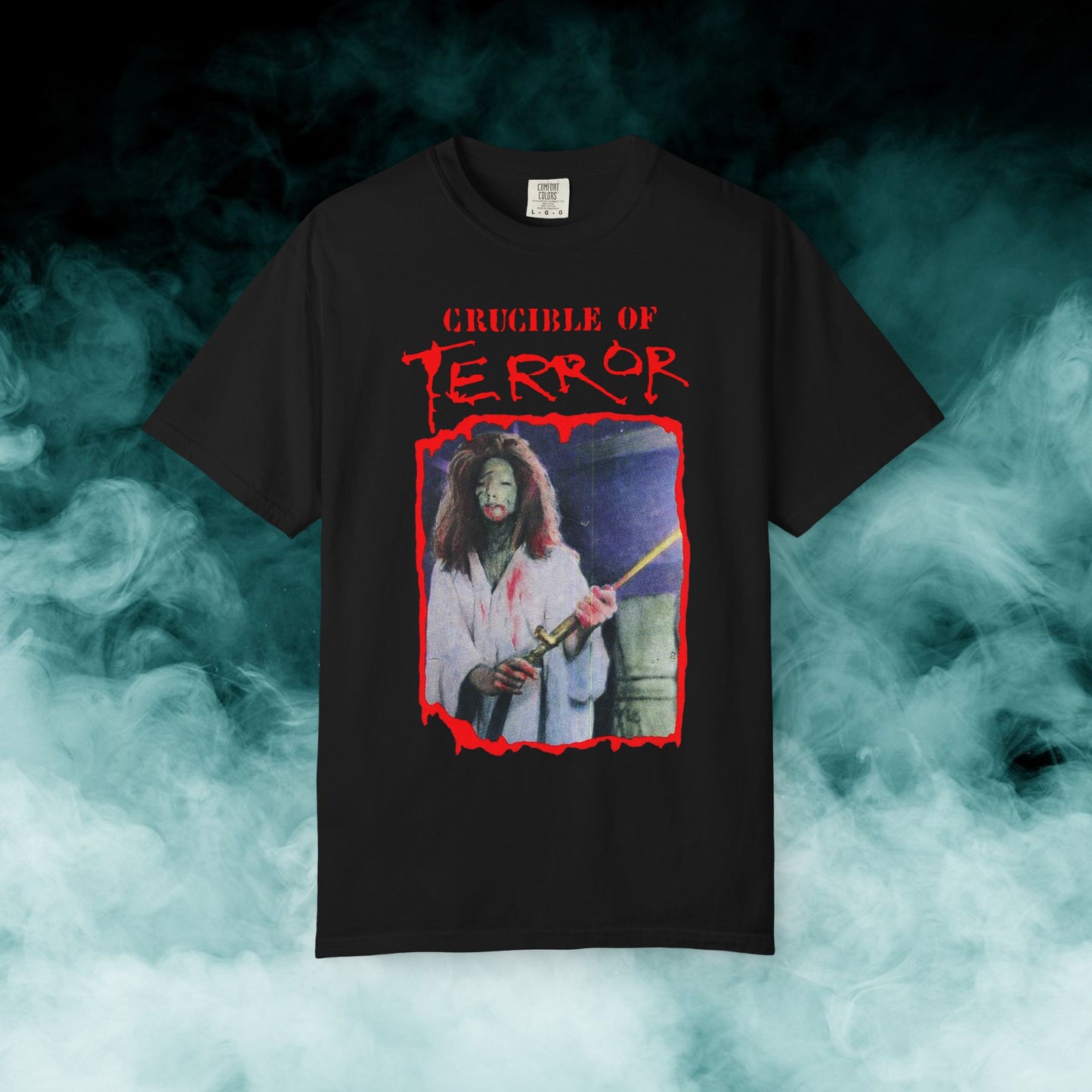 Crucible of Terror Horror Movie T-shirt (Merch)
