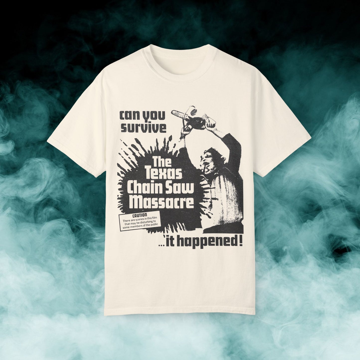 The Texas Chainsaw Massacre "It happened!" Horror Movie T-shirt (Merch)