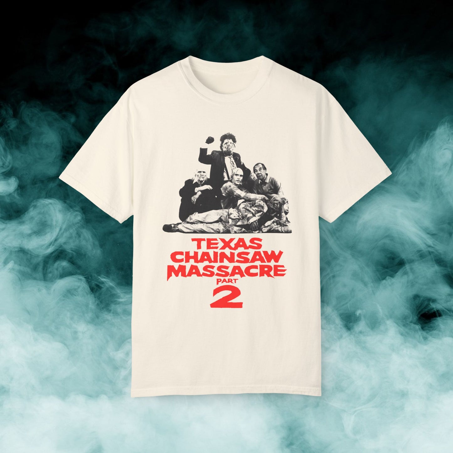 Texas Chainsaw Massacre 2 Horror Movie T-shirt (Merch)