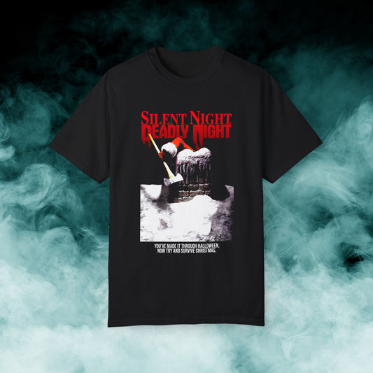 Silent Night Deadly Night Horror Movie T-shirt (Merch)