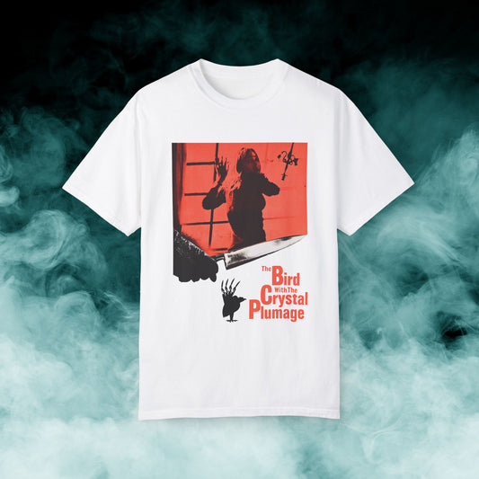 The Bird With the Crystal Plumage Horror Movie T-shirt (Merch)