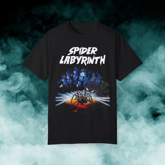 Spider Labyrinth Horror Movie T-shirt (Merch)