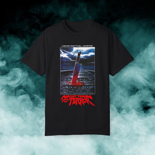 Night Train of Terror Horror Movie T-shirt (Merch)