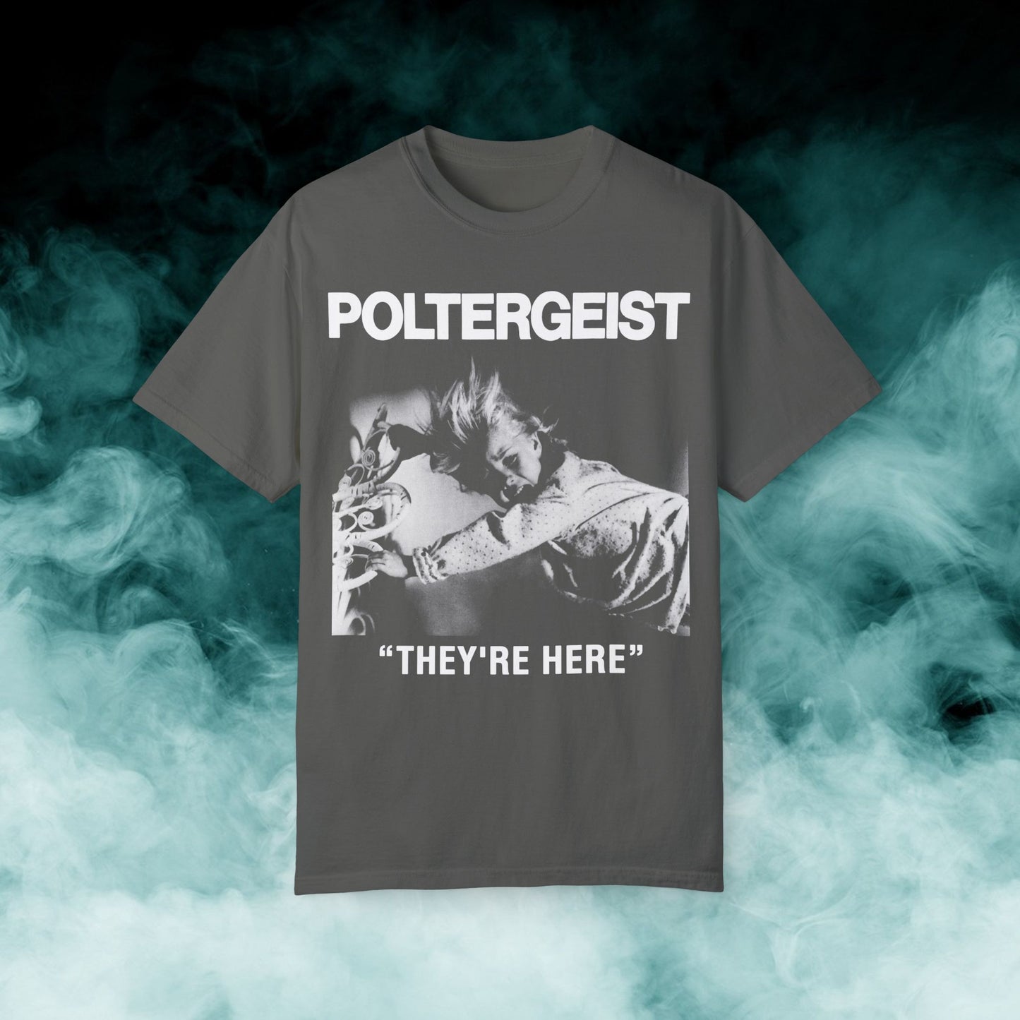 Poltergeist "They're here" Horror Movie T-shirt (Merch)