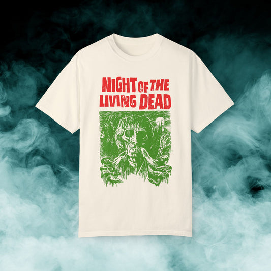 Night of the Living Dead "They won't stay dead!" Horror Movie T-shirt (Merch)
