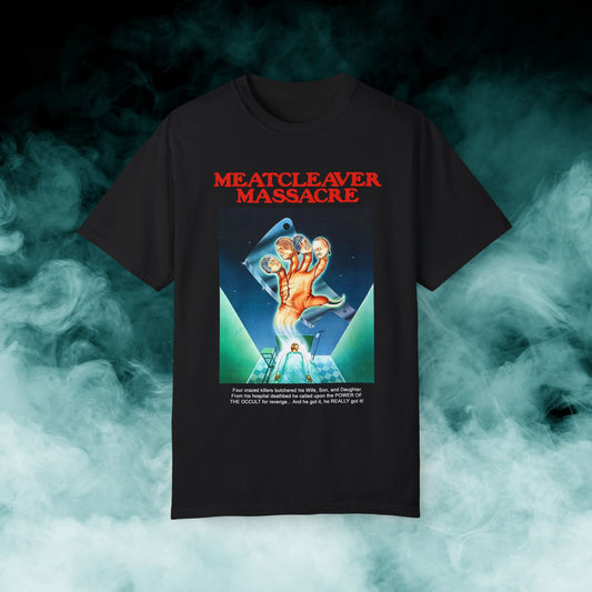 Meatcleaver Massacre Horror Movie T-shirt (Merch)