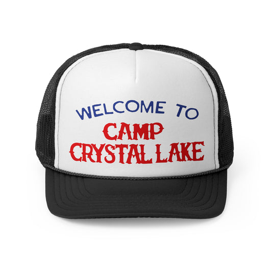 Welcome to Camp Crystal Lake Horror Movie Hat (Merch)