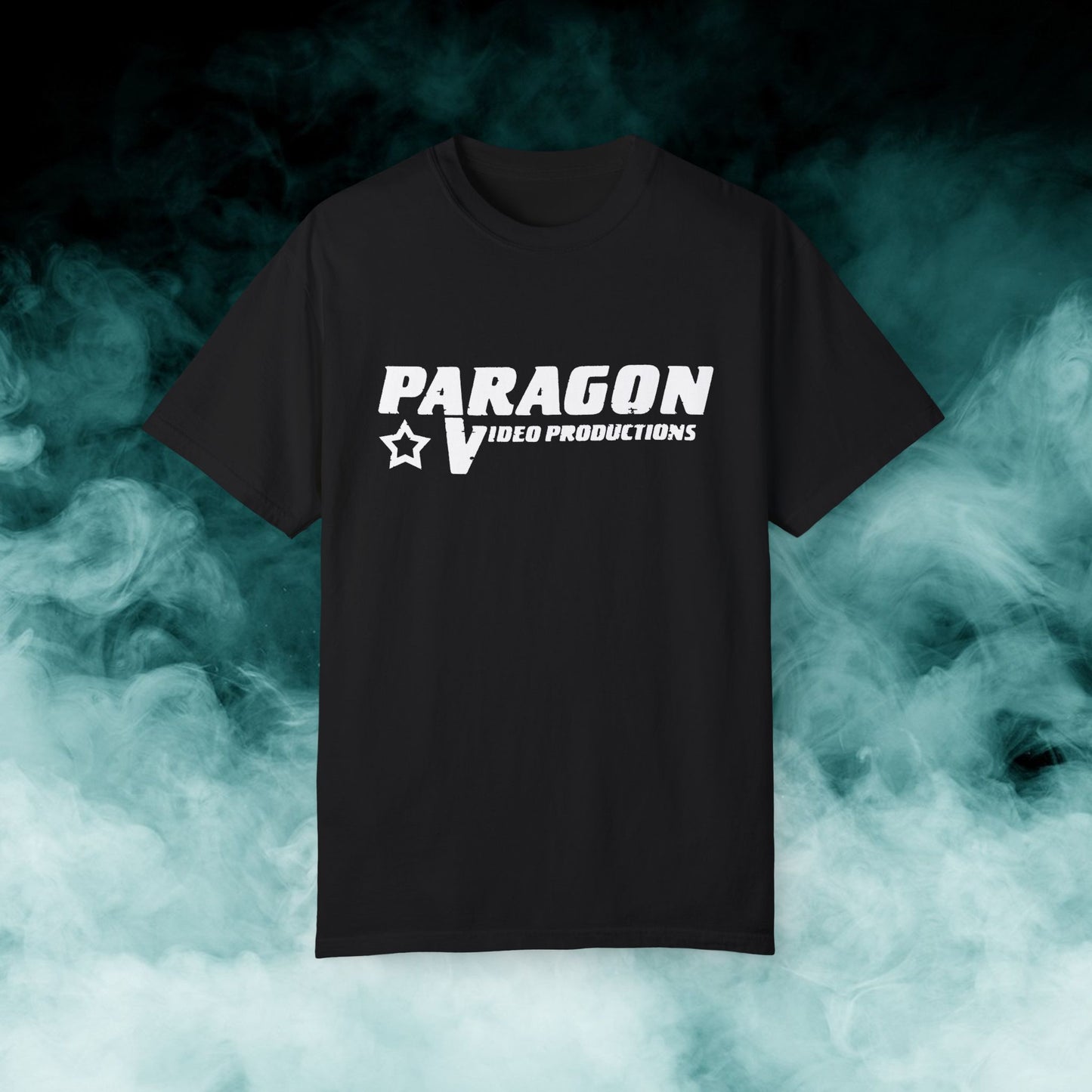 Paragon Video Productions Logo "White" Horror Movie T-shirt (Merch)
