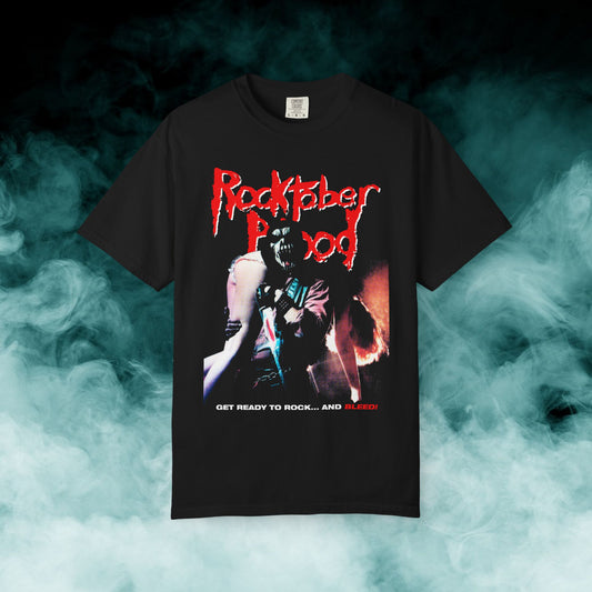 Rocktober Blood Horror Movie T-shirt (Merch)