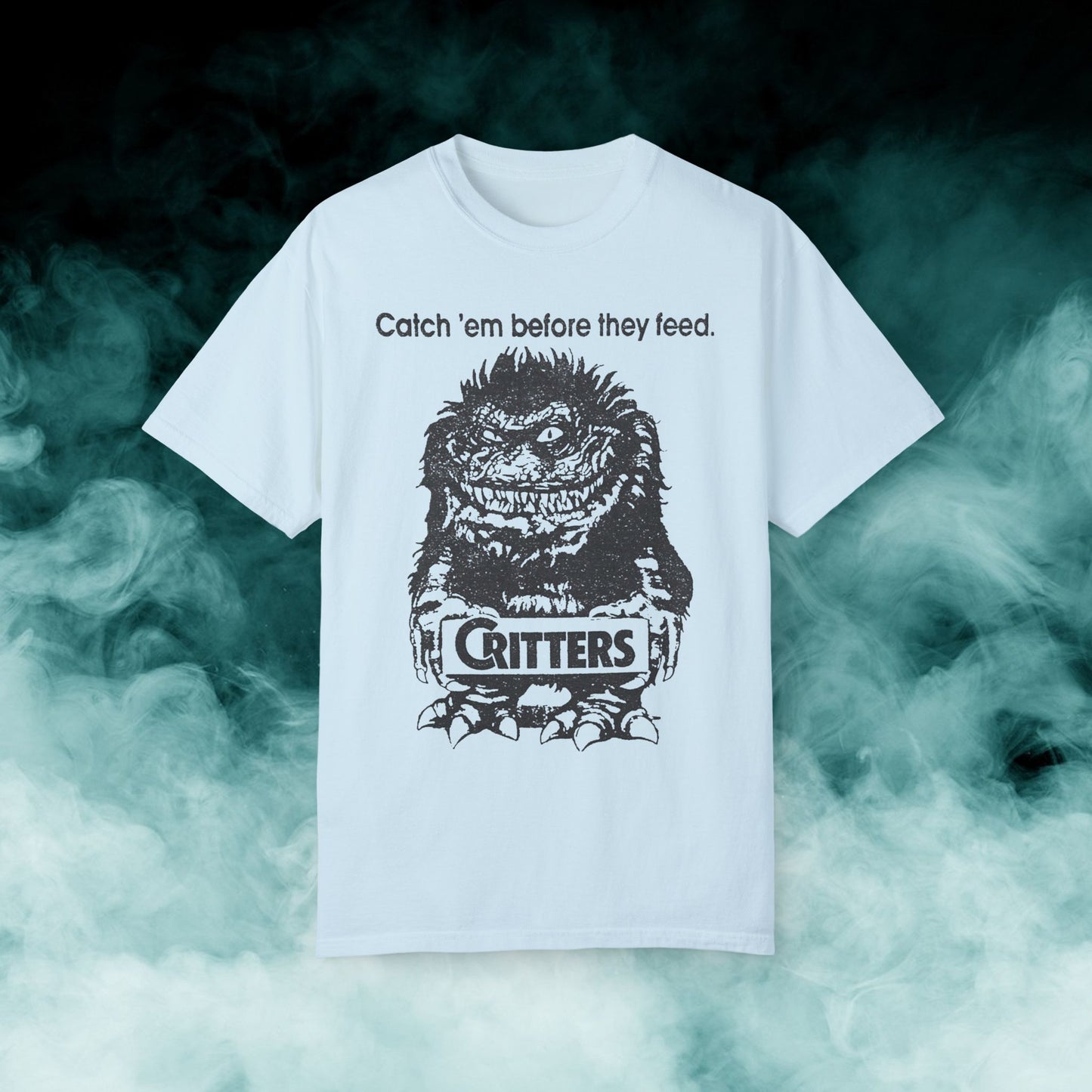 Critters "Catch em before they feed" Horror Movie T-shirt (Merch)