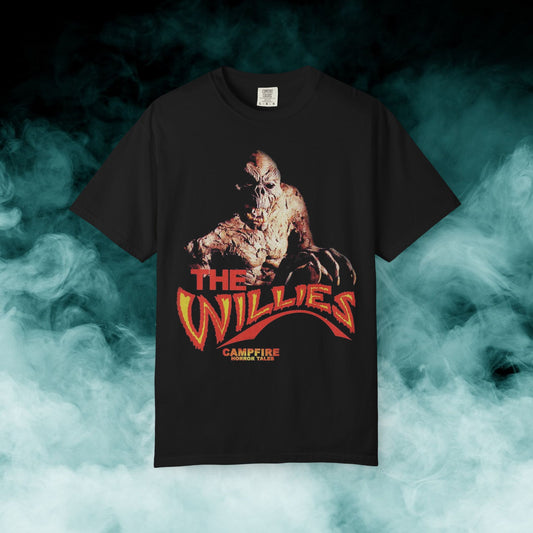 The Willies "Campfire Horror Tales" Horror Movie T-shirt (Merch)