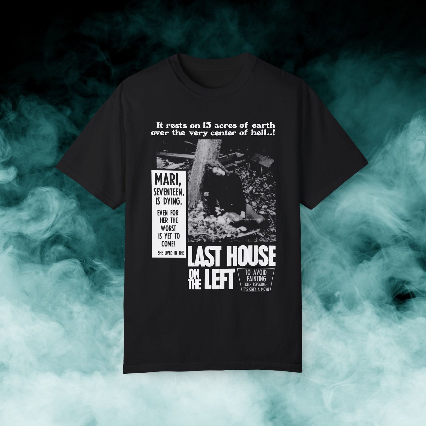 Last House on the Left Black Horror Movie T-shirt (Merch)