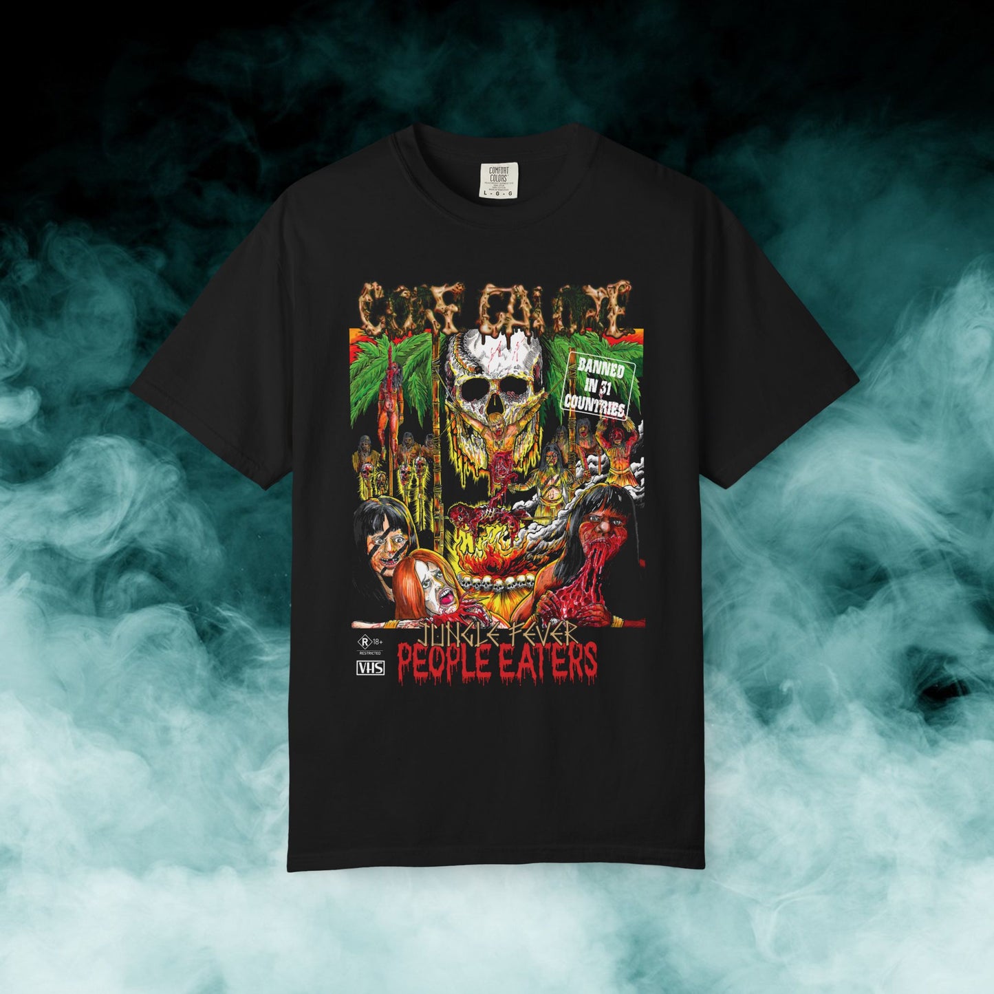 Gore Galore "Jungle Fever People Eaters" T-shirt (Merch)