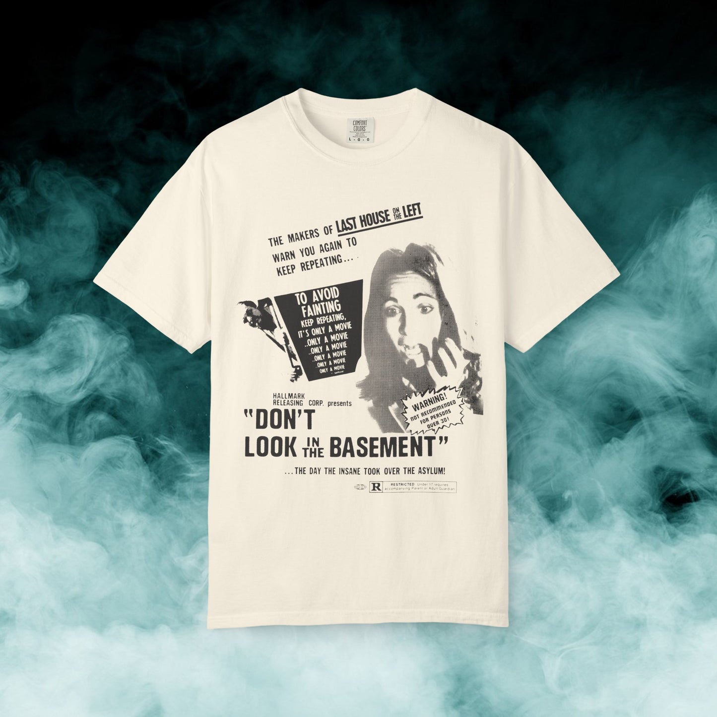 Don't Look in the Basement Horror Movie T-shirt (Merch)