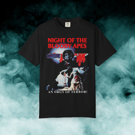 Night of the Bloody Apes Horror Movie T-shirt (Merch)