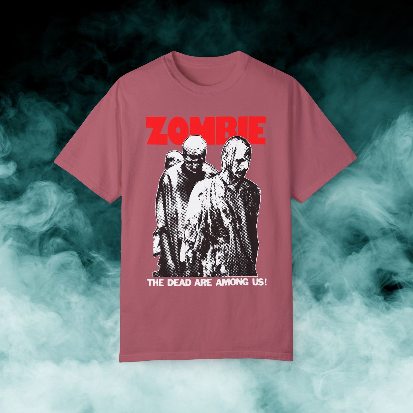 Zombie "The Dead Are Among Us!" V5 Horror Movie T-shirt (Merch)