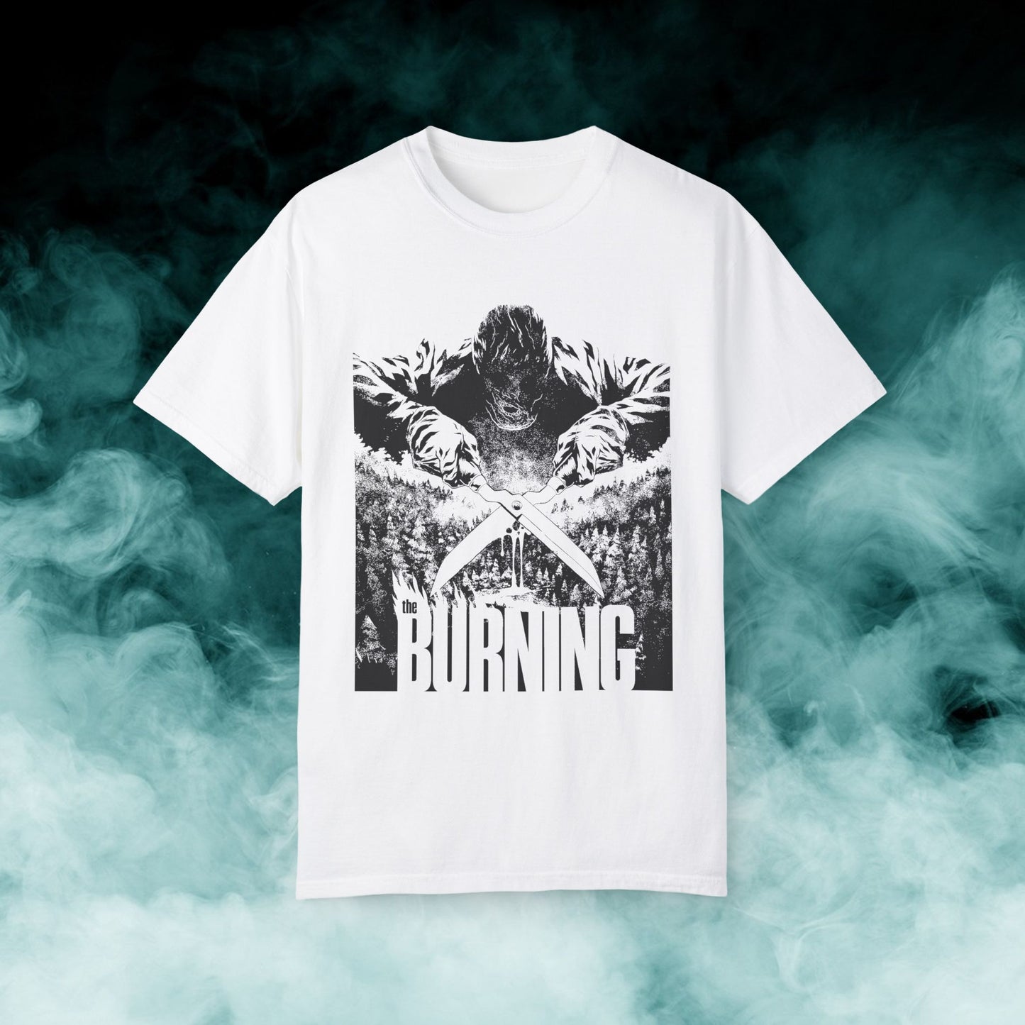 The Burning "white" Horror Movie T-shirt (Merch)