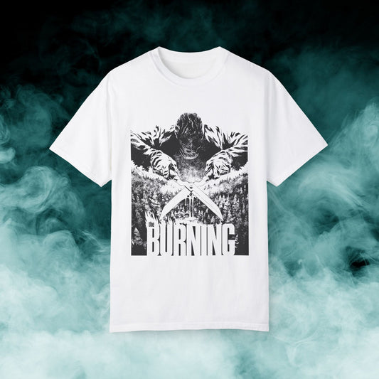 The Burning "white" Horror Movie T-shirt (Merch)