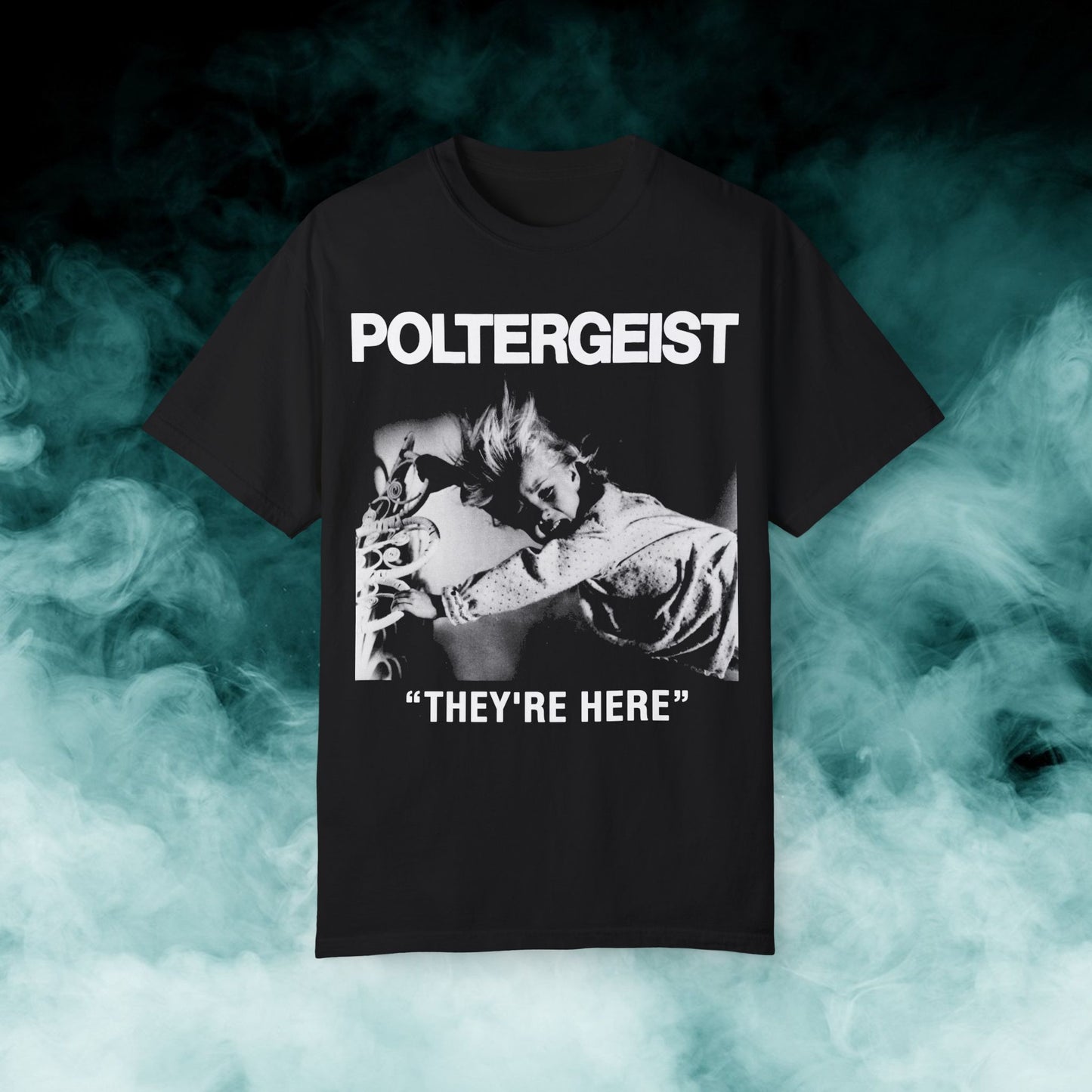 Poltergeist "They're here" Horror Movie T-shirt (Merch)