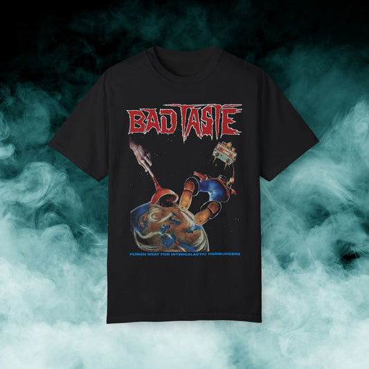 Bad Taste "Human Meat..." Horror Movie T-shirt (Merch)