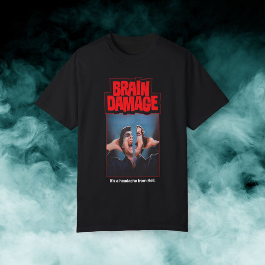 Brain Damage Horror Movie T-shirt (Merch)